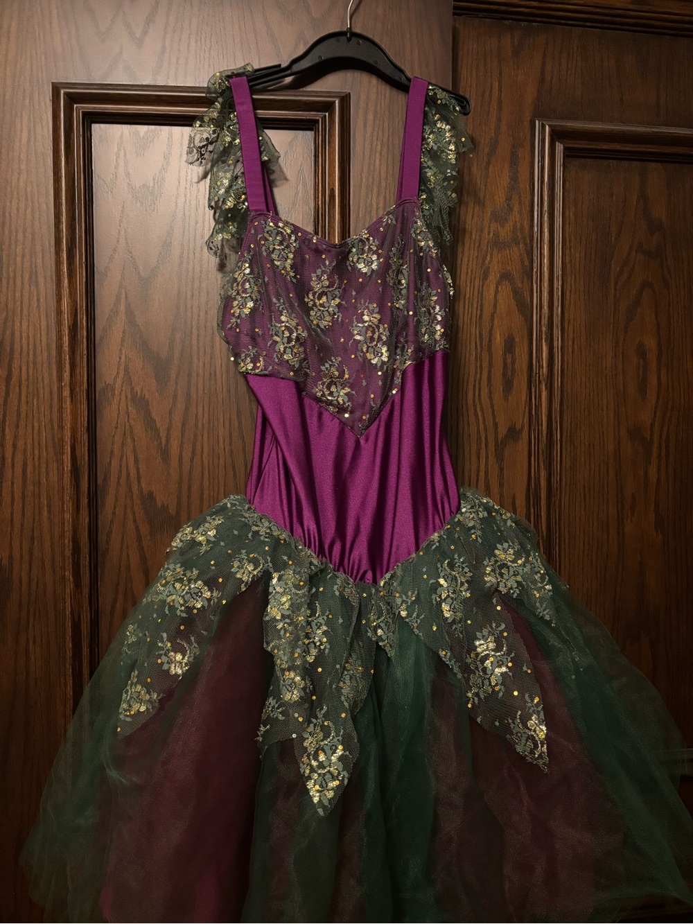 Revolution Dancewear Purple/green Fairy Dance Costume
